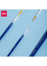 Cọ Vẽ Màu Nước Cọ Đầu Tròn Cọ Đầu Dẹt Cao Cấp Finenolo Deli - Cọ Chuyên Dụng Cho Vẽ Màu Chuyện Nghiệp Hoạ Cụ - EC281 EC282 EC283