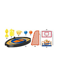 Đồ Chơi Bộ Bóng Rổ 3 TOONYKIDS - Đồ Chơi Vận Động Cho Bé - BASKETBALL GAME TN144 [Tặng Kèm Sticker]