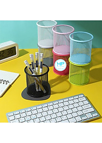 Giỏ đựng bút, hộp đựng bút để bàn, giỏ đựng đồ văn phòng lưới sắt cao cấp