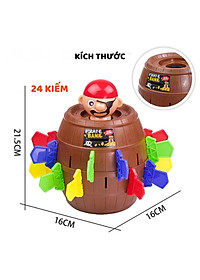 Trò Chơi Đâm Hải Tặc Hộp Lớn 24 kiếm, Đồ Chơi Trẻ Em và Người Lớn Giải Trí