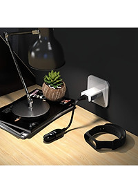 Cáp sạc cho máy Xiaomi Miband 2 / Miband 3 / Miband 4, dài 12cm Mijobs loại tiêu chuẩn - Hàng Nhập Khẩu