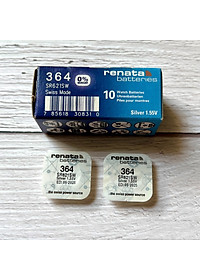 Pin Renata SR621SW 364 Thuỵ Sĩ Viên Rời Cho Đồng Hồ Đeo Tay