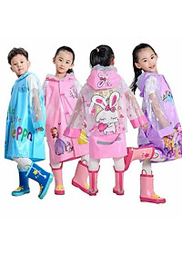 Áo mưa trẻ em cao cấp, Áo mưa cho bé hoạt hình disney ngộ nghĩnh siêu kute (Không kèm ủng)