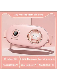 Máy Massage Làm Ấm Bụng, Đai Đeo Giảm Đau Bụng Kinh Nguyệt, Làm Ấm Tử Cung Cho Phụ Nữ Đến Kì