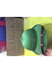 Mũ cối tàu lòng vàng cốt phíp không ngấm nước vải gabadin tô châu 