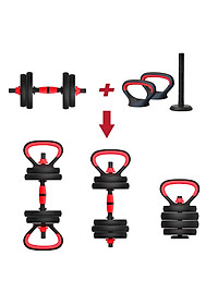 BG BỘ TẠ 30KG Tạ Tập Tay Đa Năng Điều Chỉnh 2 in 1 Kết Hợp Tạ Đẩy ( hàng nhập khẩu)