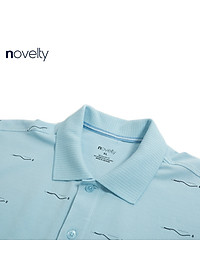 Áo thun nam Polo NOVELTY dệt họa tiết 210134N