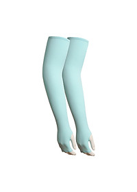 Ống tay chống nắng vải thun lạnh thoáng mát tay xỏ ngón cái thích hợp cả nam và nữ