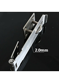 Chốt Khóa Thẳng Inox 304 KUNBE, Bản Lề Cửa Có PAT Khóa Nhiều Kích Thước 3inch/4inch/5inch