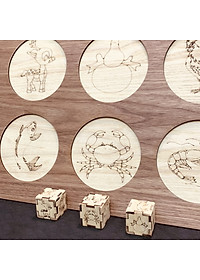 Cờ Lắc Bầu Cua Bằng Gỗ Siêu Bền Trò Chơi Dân Gian Việt Nam Dịp Lễ Tết Giúp Cả Nhà Giải Trí Vui Nhộn