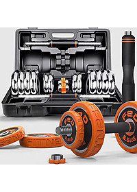 Bộ Tạ Tay Điều Chỉnh Đa Năng 4 IN 1 FED Tạ Gang Mã Niken loại 30kg --- Hàng Chính Hãng