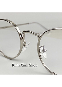 Kính Giả Cận, Gọng Kính Cận Nam Nữ Mắt Tròn Kim Loại Hàn Quốc - KÍNH XINH SHOP