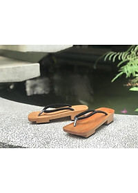 Guốc gỗ Nhật Bản, dép gỗ xỏ ngón Geta Việt (phiên bản cao), guốc mộc quai kẹp, phụ kiện anime cosplay kimono, yukata