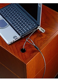 Khóa Laptop TARGUS DEFCON Resettable T-Lock Combo Cable Lock Polybag - PA410BX - Hàng Chính Hãng