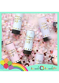 Ống phụt giấy Confetti Popper (màu ngẫu nhiên)