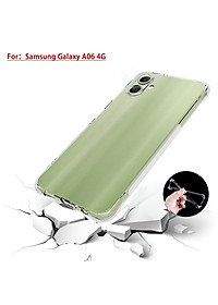 Ốp lưng cho SamSung Galaxy A06 trong suốt chống sốc bảo vệ camera sau - Hàng chính hãng