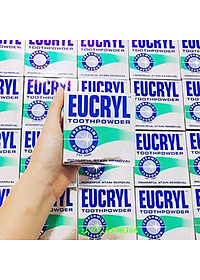 Bột trắng răng, Kem đánh răng trắng răng Eucryl Anh Giúp răng trắng sáng bền lâu , sạch bóng và thơm mát cả ngày - QuaTangMe Extaste