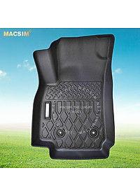 Thảm lót sàn xe ô tô VinFast Fadil Nhãn hiệu Macsim chất liệu nhựa TPE cao cấp màu đen