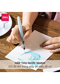[A3/A4/A5/A6] Giấy Vẽ Màu Nước Tệp 16 Tờ 300Gsm A3 / A4 / A5 / A6 Chuyên Dụng Hạng Hoạ Sĩ Watercolor Paper Cao Cấp Finenolo Deli - Dùng Cho Màu Nước Gouache Acrylic Nhiều Cọ - EC270