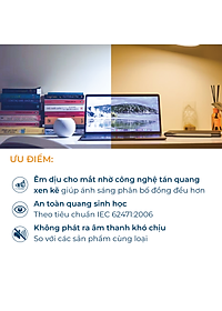 Bóng đèn PHILIPS LEDBULB Mycare A60 -Công suất (4W,6W,8W,10W,12W) bảo vệ mắt