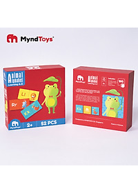 Đồ Chơi Xếp Hình MyndToys Animal Alphabet (Learning A-Z) Dành Cho Các Bé Trên 2 Tuổi