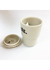 Combo 02 cốc giữ nhiệt có nắp xoay HERE 320ml cao cấp tiện dụng - Hàng nội địa Nhật Bản.