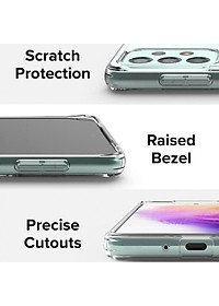 Ốp lưng silicon dẻo trong suốt mỏng 0.6mm cho Samsung Galaxy A73 5G hiệu Ultra Thin độ trong tuyệt đối chống trầy xước - Hàng nhập khẩu