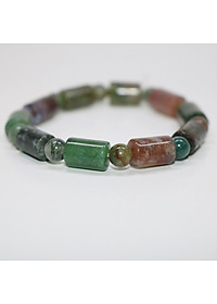 Vòng Tay Đá Mã Não Đốt Trúc - Vòng tay phong thủy - Lắc tay đá phong thủy - Mang lại may mắn