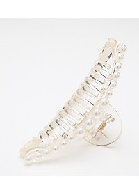 Kẹp Tóc Càng Cua Đính Ngọc Trai Nhân Tạo Phong Cách Hồng Kông Thâp Niên 90s