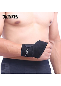 Quấn Nẹp Cổ Tay Bảo Vệ Hỗ Trợ Xương Ống Khớp Cổ Tay Khi Tập Gym, Chơi Thể Thao Pressure Adjustable Wrist Support AOLIKES YE-7937 (1 chiếc)