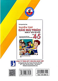 Tuyển Tập Các Bài Toán Hay Và Khó Lớp 4-5 (Theo Chương Trình Giáo Dục Phổ Thông Mới)