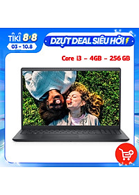 Laptop Dell Inspiron 15 3511 P112F001ABL (Core i3-1115G4/ 4GB DDR4/ 256GB SSD NVMe PCIe/ 15.6 FHD/ Win10 + OfficeH&S 2019) – Hàng Chính Hãng