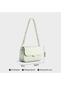 Túi Yuumy ( Thời trang nữ phối nắp đơn giản size 26 - Túi đeo chéo da Seasand YN204 )