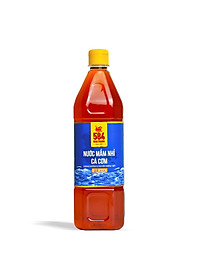 Nước mắm Nhỉ Cá cơm 584 Nha Trang - 25 độ đạm - Chai nhựa 1Lit
