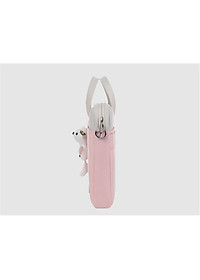 Túi chống sốc dành cho laptop macbook kèm gấu bông siêu cute đáng yêu