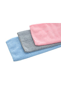Khăn lau ô tô chuyên dụng chống trầy xước Microfiber 3M 30x30cm Nhiều màu sắc