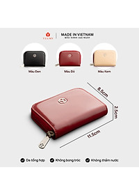 Ví Yuumy ( Thời trang nữ dáng cầm tay nhỏ gọn - Ví da Smooth YV120 )