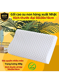 Gối cao su cao cấp chất lượng êm ái thoải mái Chọn CỠ VỪA 45cm và CỠ TO 50cm, Gối cao su chống đau vai gáy, ngủ gáy, nâng đỡ vùng cổ hiệu quả - Hàng chính hãng D Danido