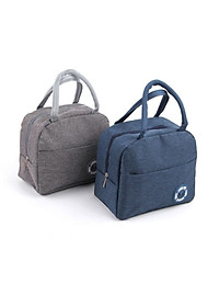 Túi Giữ Nhiệt Đựng Hộp Cơm 2 Ngăn – Có Khoá Kéo 3 Lớp Giữ Nhiệt Cao Cấp Kiểu Xuất Nhật Sang Trọng Tiện Lợi - Chống Thấm Nước Hàng Loại 1 Chính Hãng MINIIN