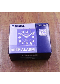 Đồng Hồ Để Bàn - Du Lịch Casio TQ-140-1BDF - Có Báo Thức - Kích Thước ( 5.7 x 5.7 x 3.3 cm )