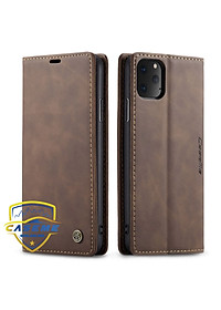 Bao da cao cấp dành cho iPhone 11 Pro Max dạng ví Caseme - Hàng Nhập Khẩu