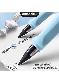 Bút Chì Vĩnh Cửu Không Cần Gọt Đầu Bút Chì HB 500.000 từ, Cây Bút Chì Nhiều Màu Sắc Thời Trang Có Tẩy Và Ngòi Thay Thế Với Thiết Kế Thông Minh