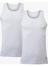 Combo 2 áo ba lỗ nam/áo 3 lỗ nam, sợi cotton mềm mịn siêu thoáng mát, thấm hút mồ hôi cực tốt, co giãn 4 chiều MRM FASHION -CM