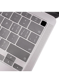 Miếng phủ bàn phím cho MacBook Air 13.3 New 2020 hiệu JCPAL FitSkin Clear Tpu siêu mỏng 0.2 mm - Hàng nhập khẩu