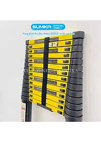 Thang nhôm rút gọn Sumika SKS510 - Chiều cao tối đa 5.1m, sơn tĩnh điện, chống trầy xước