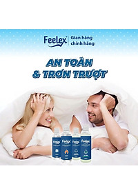 Gel bôi trơn Feelex Lubricant mát lạnh, ấm nóng, siêu trơn - Lọ 250ml