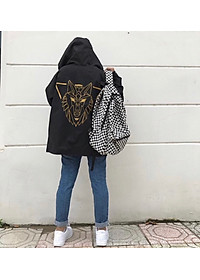 Áo khoác dù hades logo sói