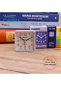 Đồng hồ để bàn - du lịch Casio TQ-140-7DF  có báo thức ( Kích thước 5.7 x 5.7 cm)