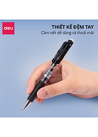 Bút Gel Bấm Bút Bi Nước Deli Phù Hợp Viết Sổ Calligraphy Ngòi 0.5mm Mực Nhanh Khô Dành Cho Văn Phòng Học Sinh Nhiều Màu 33388S