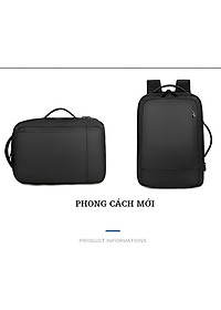 Ba lô nam thời trang cao cấp phong cách mới (15,6")